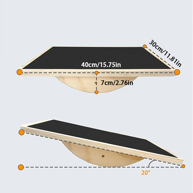 Wooden Balance Fitness Board for Adults