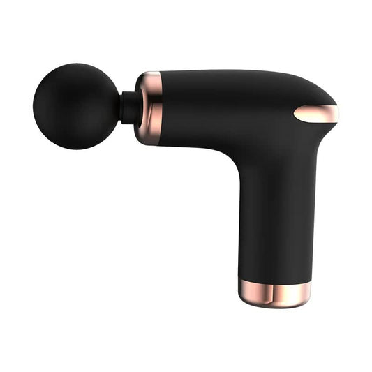 NNEDSZ Classic Black Massage Gun - 6-Speed Deep Tissue Massager with 4 Professional Massage Heads-0