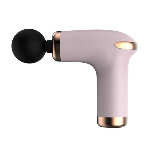 NNEDSZ Pink Massage Gun - 6-Speed Deep Tissue Massager with 4 Professional Massage Heads-0