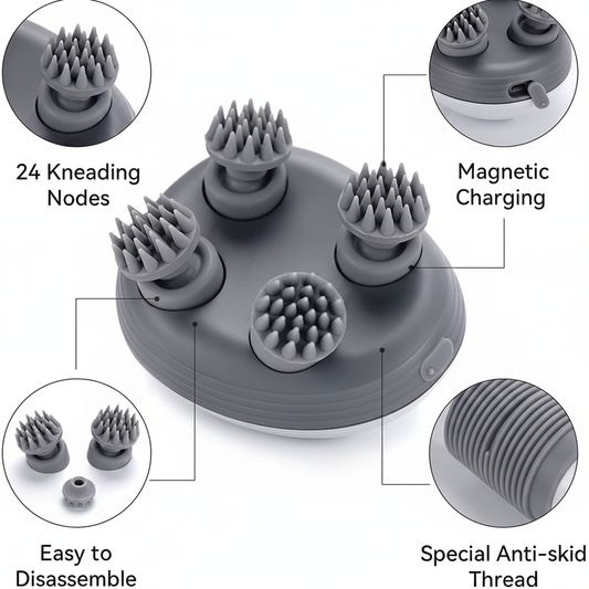 ScalpSpa Electric Scalp Massager - Features